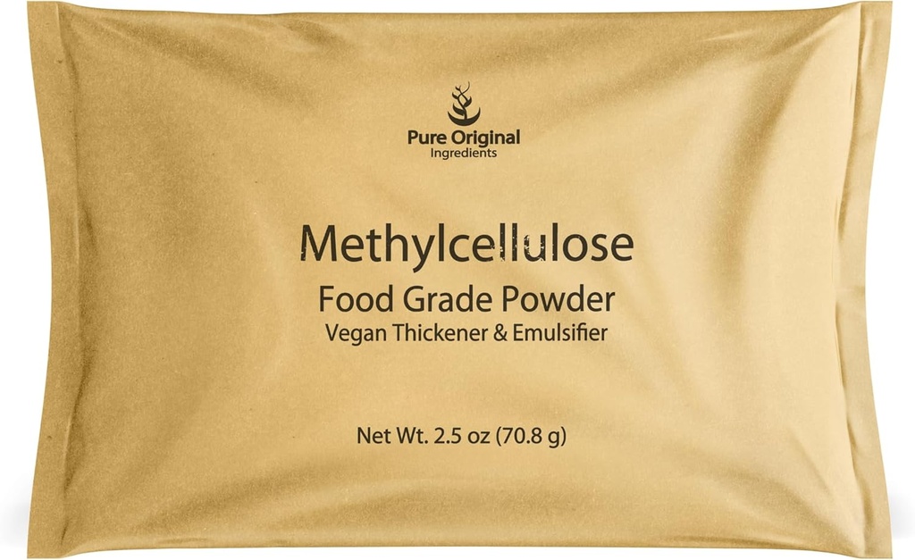PURE ORIGINAL INGREDIENTS Methylcellulose (2,5 oz) Immer rein, Verdickungsmittel & Emulgator, Lebensmittelgrad