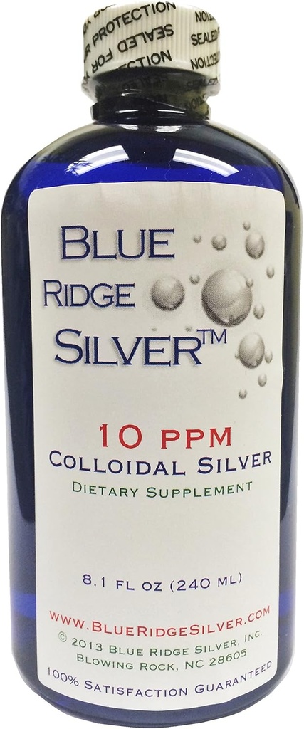10 ppm 8 oz Colloidal Silver Natural Immune תמיכה בריאות