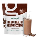 Supergut Prebiotic Shakes | Meal Replacement | Boost GLP-1 | High Protein and Fiber | No Added Sugar | Keto Food, Meal, Snack (Vegan Chocolate, 14 servings)
