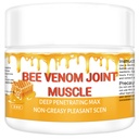 Organic Bee Venom Therapy Serum, Professional Joint & Muscle & Bone Release Cream - 24 Hour Soothing liberación eficaz para atrás, pescozo, man, xeonllo, músculo, ombreiro, hip, nervios
