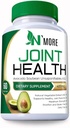 N'More Avocado Soybean Unsaponifiables Joint Health Supplement 400 mg, Non-GMO, Dairy, Gluten & Shellfish Free, 60 Day Supply, One Capsule Per Day