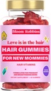 Naisten Gummy prenatal vitamiineja Raskaus B6-vitamiini - Prenatal Multivitamiini naisille & Foolihappo - 60 Prenatal hiukset kanssa Foolihappo (1Pack)