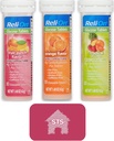 Relion Glucose Tablets (Mix Flavors) Orange, Tropical and Fruit Punch - Total 30 Tablets + STS Sticker.