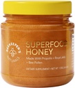 Superfolod Honey per les Naturales Bee Sline, Royal Jelly, Propolis, Honey - Energia Natural, suport d'Imunda, contaminació mental, rendiment atleètica (4.4 oz)