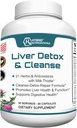Hybrid Nutraceuticals Liver Cleanse Detox & Repair - Milchdistel, Artichoke Extract, Dandelion Root