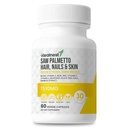 Hair, Nails & Skin Care Supplement with Saw Palmetto, Biotin, Amla - 60 Non-GMO, Gluten Free, Veggie Capsules for Men and Women
