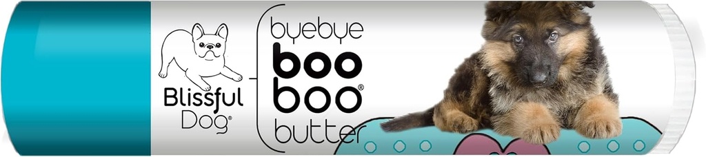 O cão brilhante .15 oz tubo pastor alemão Booboo Butter