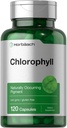 Horbäach Chlorophyll Capsule | 120 Count | Non OGM e Gluten Supplemento gratuito | Pigmento naturale