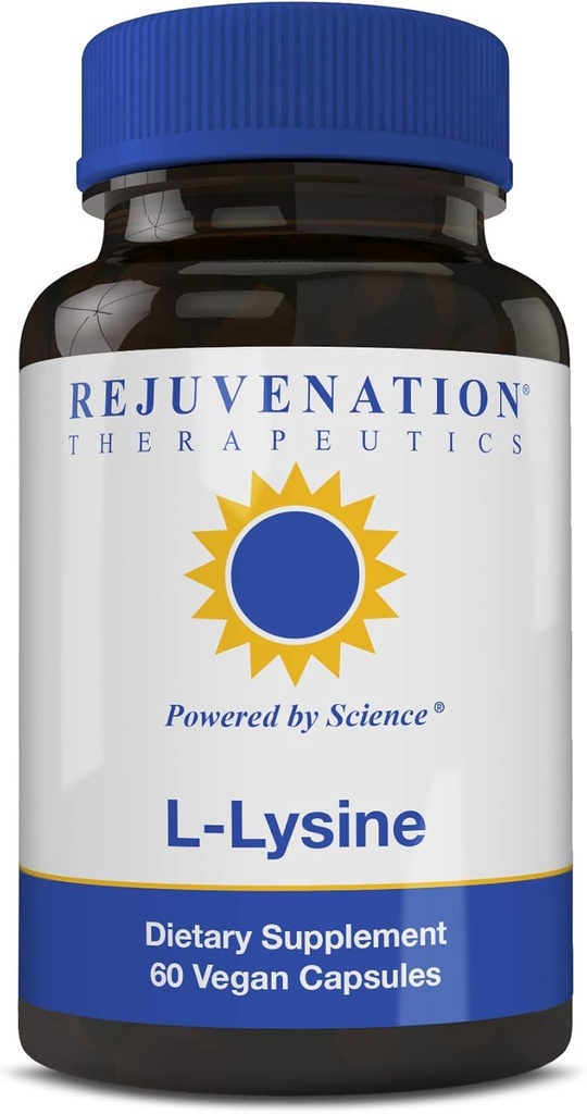 Rejuvenació Therapeïcs - L- Lysine, suport de salut i aparença (60n Vega Capsules, 500mg)