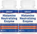 DAO Enzyme Suplemento Histamine Diamine Oxidase Suplemento para la Digestión Smooth - Made in USA - 60 Softgels (2 Botellas)