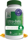 Gesundheit Thru Nutrition Ultra-Betic Multivitamin 60 Count | Unterstützt Nerve, Vision, Energy | mit ALA, Lycopene | Non-GMO, Clean Label | Third-Party getestet für Qualität