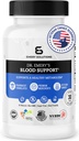 Dr. Emery 's Blood Support - Replenises Vital Nutrients, CoQ10, B6, B9, B12 Vitamin, Ikke GMO, All Natural, Keto Friendly - 30 kapsler