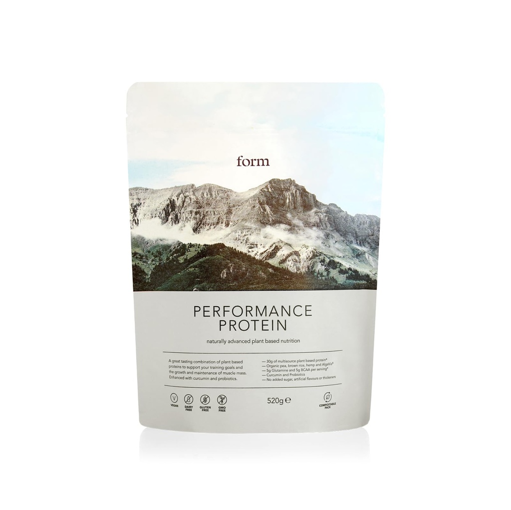 Form Performance Protein - Vegan Protein Powder - 30g of Plant Based Protein Powder per Serving, with BCAAs. Perfect Post Workout. Tastes Great with Just Water!(Chocolate Hazelnut)