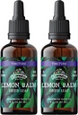 לימון Balm Tincture - לימונים אורגניים טיפות - לימון Balm לחלץ - מיוצר בארה"ב - אורגני 4 Fl Oz
