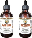 Hawaii Pharm Black Radijs Alcoholvrije Liquid Extract, Zwarte Radijs (Raphanus Sativus Niger) Gedroogde Wortel Glyceriet Natuurlijke Kruidensupplement 2x2 oz