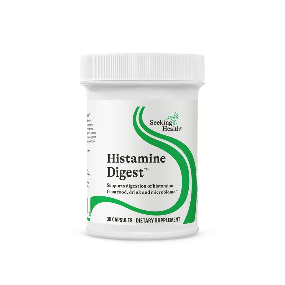 Seeking Health DAO Enzyme - Formerly Histamine Digest, DAO Enzyme Supplement for Histamine Food Intolerance, Supports Digestive Health, Upset Stomach (30 Capsules)*