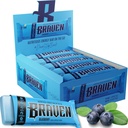 Braven Bar Blueberry Energy Bars (1.59 oz, 20 Paket) – 5g Protein ile Enerji Chews – Koşu, Yürüyüş ve Spor için Enerji Atıştırıcıları – Sustained Energy Boost için Gluten Free Snacks