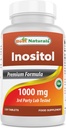 Migliori naturali Inositol 1000mg 120 compresse - anche chiamata vitamina B8