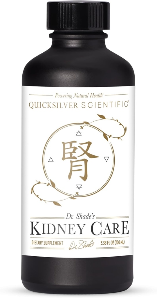 Quicksilver Scientific Kidney Care - Kidney Cleanse & Lymphatic Дренажні добавки - Astragaloside IV екстракт, Zhu Ling, Goldenrod, Ferulic Acid, Він Shou Wu & Dandelion Leaf (3.38oz / 100ml)