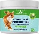 Kompletní Cat Probiotika s prebiotiky a enzymy od Jackson Galaxy - Podpora trávení, Imunitní podpora Dietní dodatek - Made in USA
