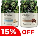 PlantFusion Complete Plant Based Pea Protein Powder Bundle, Non-GMO, Vegan, Dairy Free, Gluten Free, Soy Free, Allergy Free W/Digestive Enzymes, Dietary Supplement, Vanilla Bean och Chocolate 1 Pound