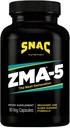 SNAC ZMA-5 doplnok pre spánok, podpora zotavenie a rast svalov, imunitná podpora, a reštauračný spánok so zinkom, horčíkom a 5-HTP, po tréningu, pred posteľou ZMA doplnky 90 Veggie kapsule