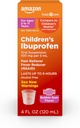   Basic Care Children's Ibuprofen Oral Suspension, 100mg, Bubblegum, 4 fl oz (Pack of 1)