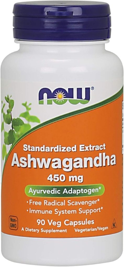 Nu Foods Ashwagandha Extract 450 Milligrammen 90 Veg Capsules (2-pack)