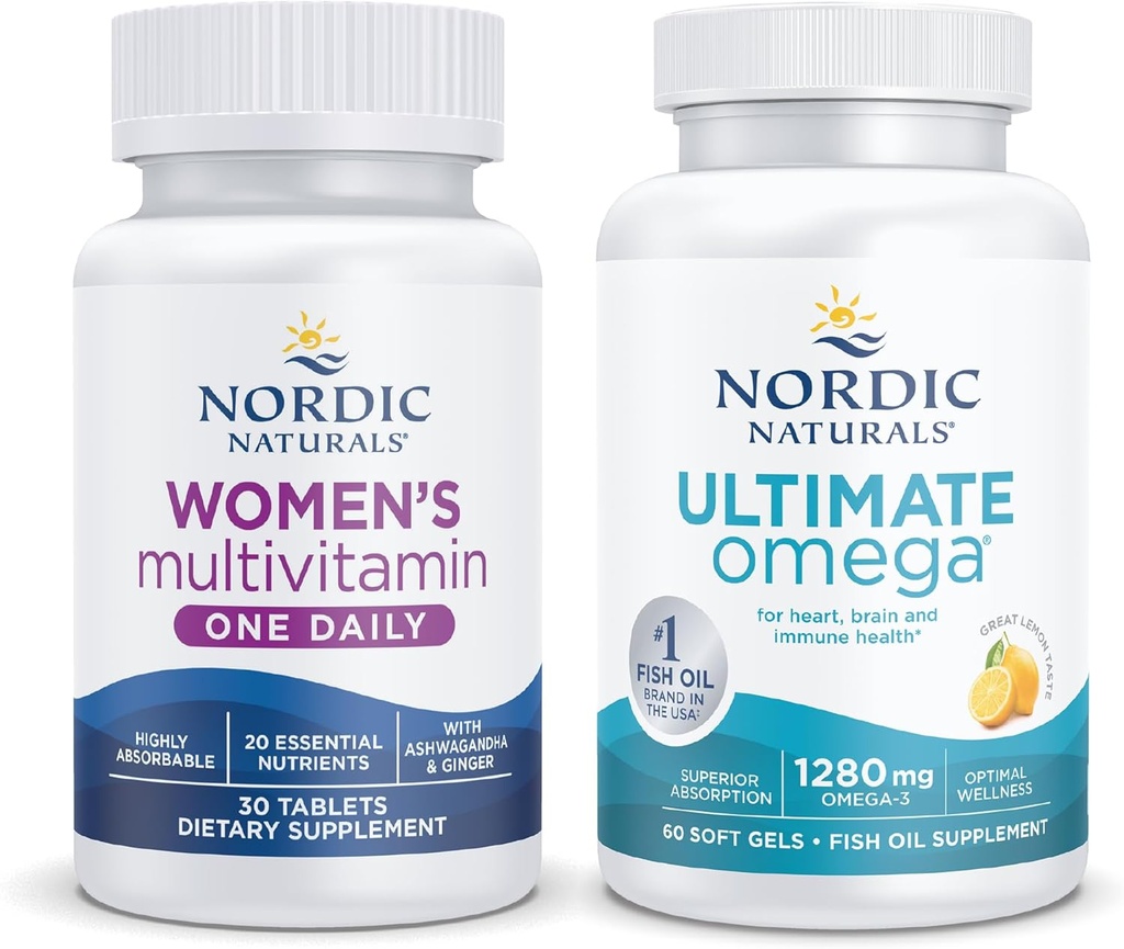Nordic Naturals Starter Pack - Multivitamin One Daily, Ultimate Omega
