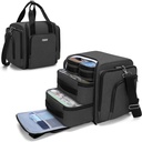 BAFASO ขนาดใหญ่ Pail Ploter with 4 Internect poches ถุงยามาพร้อมกับ Tyer Strap (BAG ATF) สีดํา