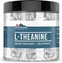 L-Theanine 200 kapsulak, Pure & Undiluted, Ez Gehigarririk