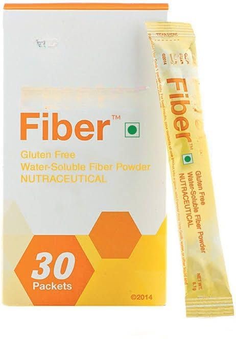 Fiber, Gluten-Free Water-Soluble Fiber Supplement, 30 Packets