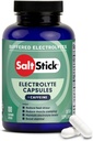 SaltStick electronlytes với Caffeine - Salt Pills và electronlytes for Running, Hydration, Leg Couts cappy, Thể thao Recovery, Hiking Matter - Salt, Magnesium, Potassium, D3 - 100 Count