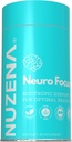 Nuzena Neuro Focus +, 60 Kapsule Advanced Nootropic Formula s choline zvýšiť pamäť, rýchlosť mozgu, energia a zaostrenie, Made in USA, Serving Size: 2 Kapsule