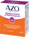 AZO Bladder Control with Go-Less " Weight Management Dietary supplement | helps Reduce Occasional Urgency* | Promotes Healthy Metabolism* | Supports a Good night’s sleep* | 48 Capsules