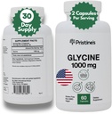 Old Label Glycine 1000MG Amino Acid Supplement Sleep Support Capsules - 30 Day Supply - Muscle Recovery, Kidney Health & Collagen Formation Support