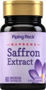 Piping Rock Saffron Estratto supplemento | 60 capsule | Pillole per donne e uomini | Non-GMO, senza glutine