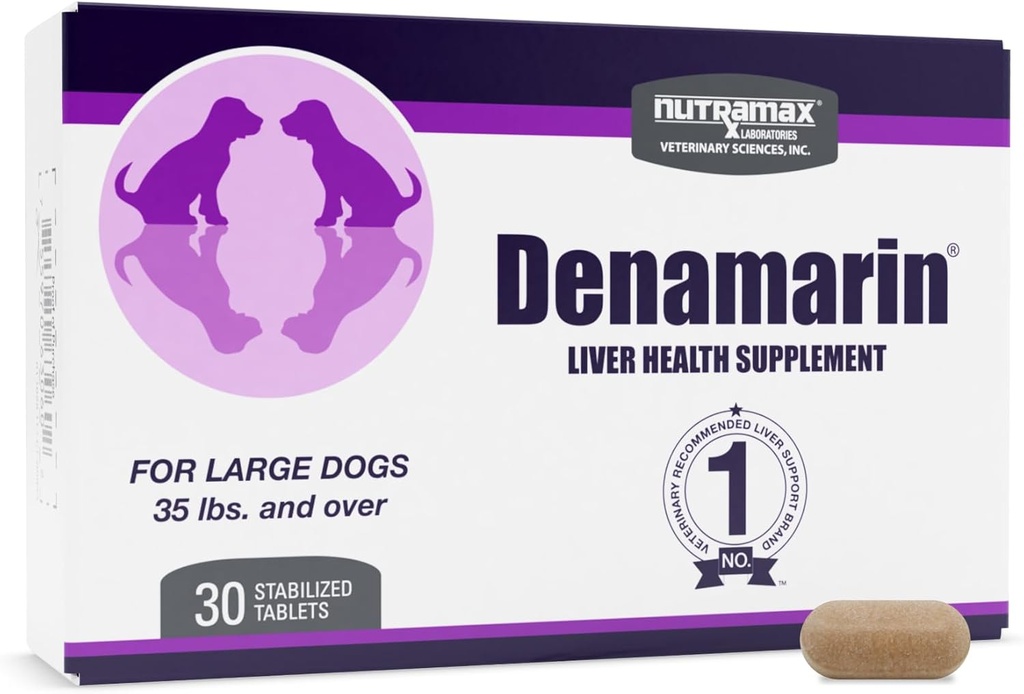 Phụ Nutramamin Denamin Health for Large Dogs - With S-Adenosylmethine (Same) và Silybin, 30Count (Sack of 1)