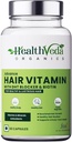 Générique Vitamine de Cheveux Advance avec Blocker Dht & Biotin pour une meilleure croissance des cheveux et contrôle de l'automne des cheveux. Stimule les follicules capillaires pour les hommes et les femmes - 60 capsules de veg