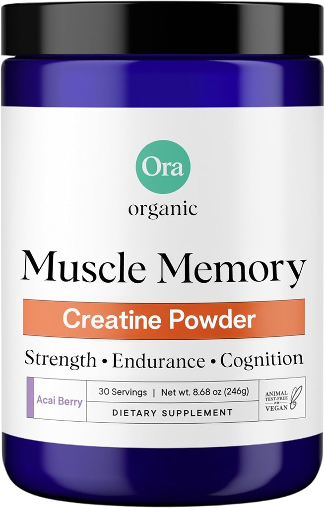 Ora phractine Monohydrate Powder - Đức-Soured Creavitalis for strength, elevATP for E energy, D-Ribose & Taurine for Recovery - sáng tạo cho phụ nữ & Men - Acai irry Flavor, 30 phụng sự