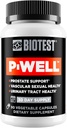 Biotest P-Well - Upstream-to-Prostate Protocol, 30 Servings - 180mg Pomegranate Punicalagins, 30mg Lycopene, 500mg Cranberry 50:1-90 Capsules