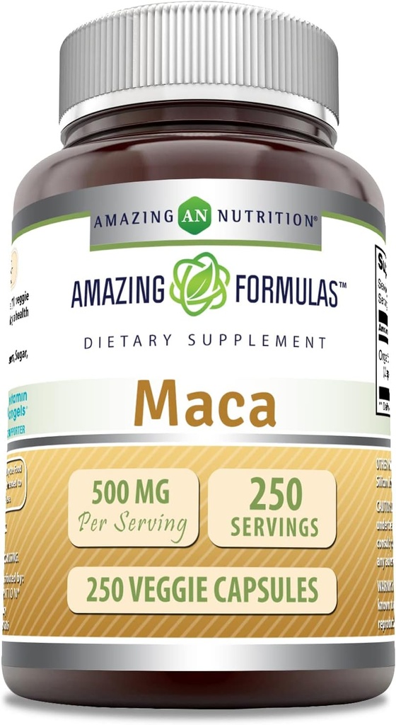 Amazing Formulates Maca 500 Mg 