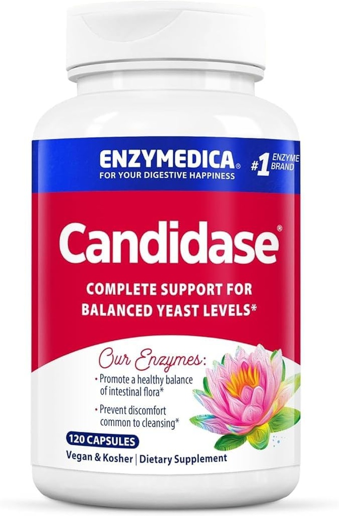 Enzymedica, Candidase, Enzyme für gentle Cleansing Support, Gut Health, 120 Count