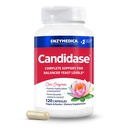 Enzymedica Candidase, Enzymes for Gentle Cleansing Support for Men & Women, Blended for Gut & Microbiome Health with Cellulase and Protease, 120 Count
