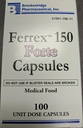 Ferrex 150 Forte Capsules — 100 Count Blister Pack (англ.)русск.