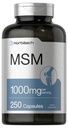 Horbäach MSM Supplement Capsules | 1000mg | 250 Count | Non-GMO and Gluten Free Formula | Methylsulfonylmethane