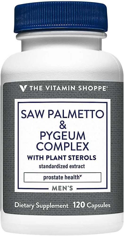 The Vitamin Shoppe Saw Palmetto & Pygeum Complex (120 Capsules)