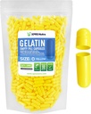 XPRS Nutra Tamaño 0 Cápsulas baleiras - 1000 con cápsulas baleiras de Gelatina - pílulas DIY Capsule Filling - Pure Bovine Gel Caps para Do-It-Yourself Suplementos (amarelo)