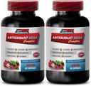 przeciwutleniacz multiwitamina - ANTIOXIDANT MEGA COMPLEX 1440 MG - Kompleks resweratrolu, Acai tabletki jagodowe, Trans- resweratrol, Goji tabletki jagodowe, Pomegranat kapsułki ekstrakt, Mangosteen - 2B 120 kapsułki
