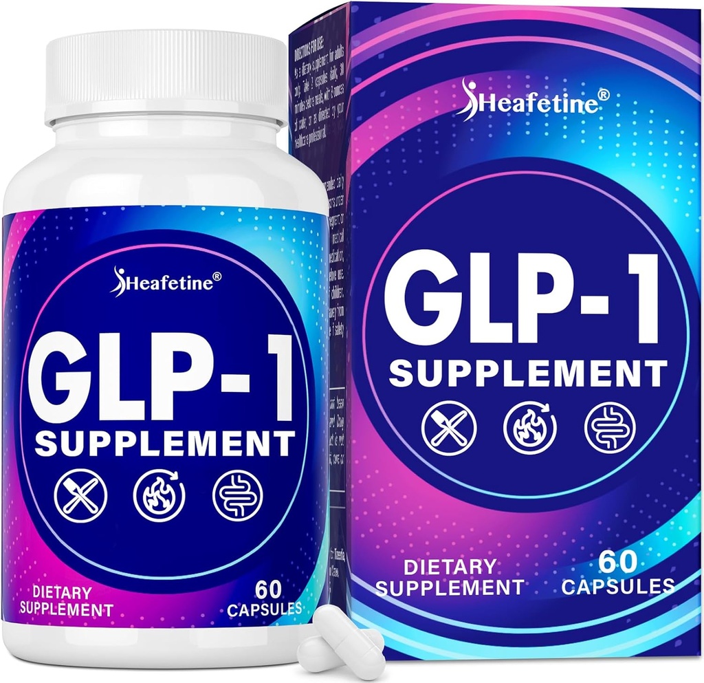 תוסף GLP-1, עם תוספת GLP1 עבור נשים וגברים, Hops & Green Tea Extract, GLP 1 תוספי עבור Gut, אנרגיה, GLP-1 ובריאות כוללת - 60 קפסולות